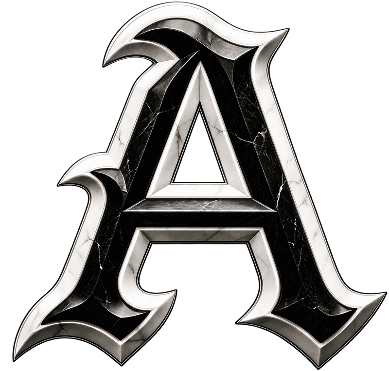 Фирменная буква A ASHBORNE